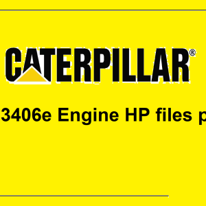 CAT 3406e Engine HP files pack